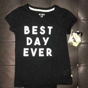 T shirt with bracelet BEST DAY EVER